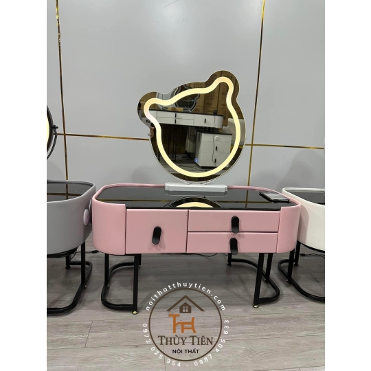 ⭐️Bàn phấn Bệt có loa sạc thông minh, led 3 màu,sạc Usb