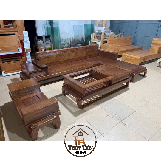 Sofa gỗ sồi giá tại xưởng 