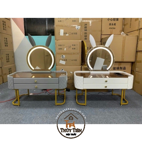 ⭐️Bàn phấn Bệt có loa sạc thông minh, led 3 màu,sạc Usb