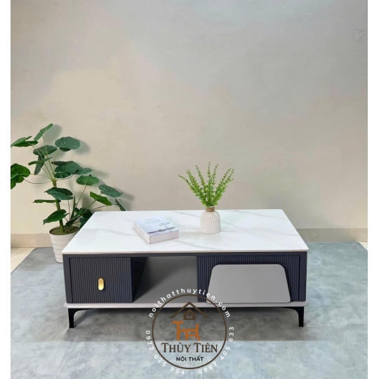 Bàn trà mặt đá ceramic