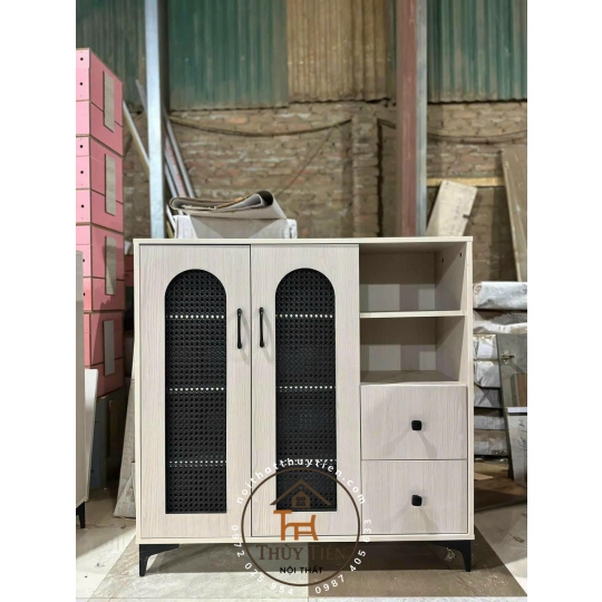 Mẫu tủ giày dép MDF