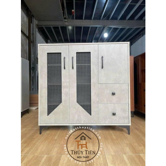 Mẫu tủ giày dép MDF