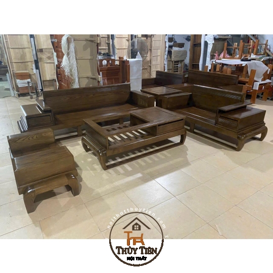 Sofa gỗ sồi giá tại xưởng 