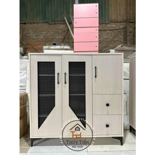 Mẫu tủ giày dép MDF