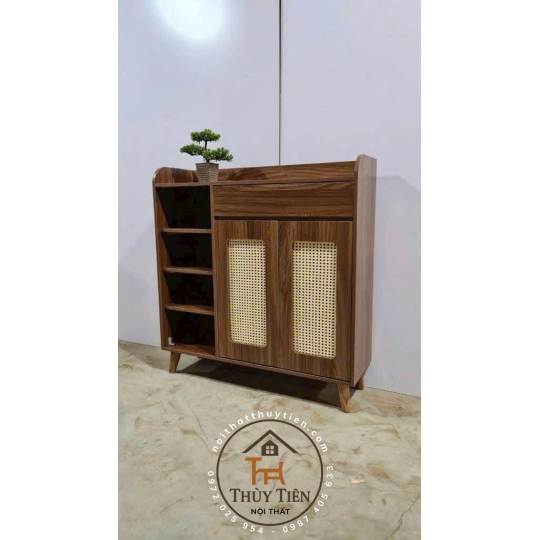 Mẫu tủ giày dép MDF