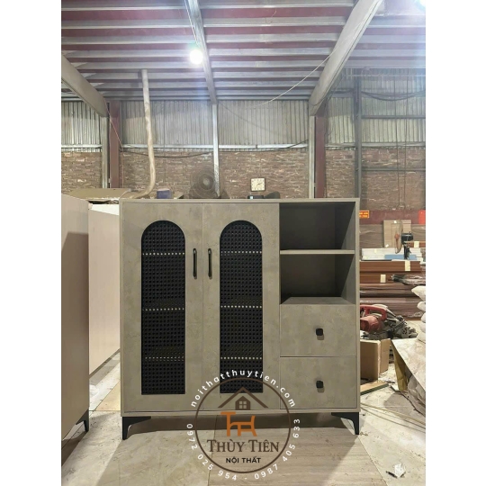 Mẫu tủ giày dép MDF