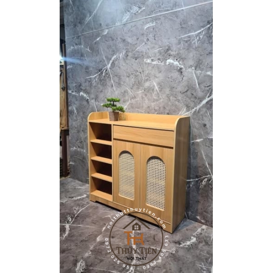 Mẫu tủ giày dép MDF