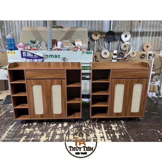 Mẫu tủ giày dép MDF