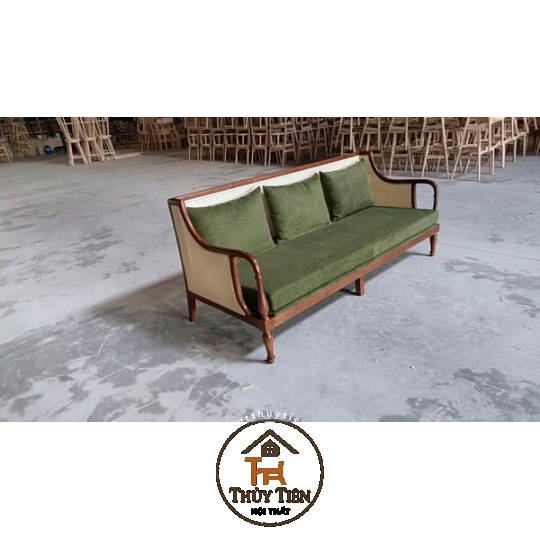 Sofa club gỗ ash