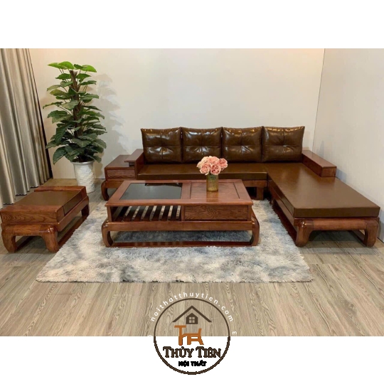 Sofa gỗ sồi giá tại xưởng 