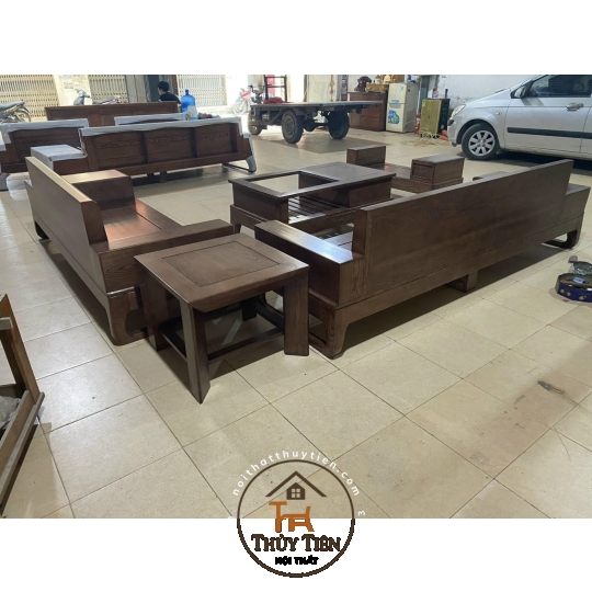 Sofa gỗ sồi giá tại xưởng 