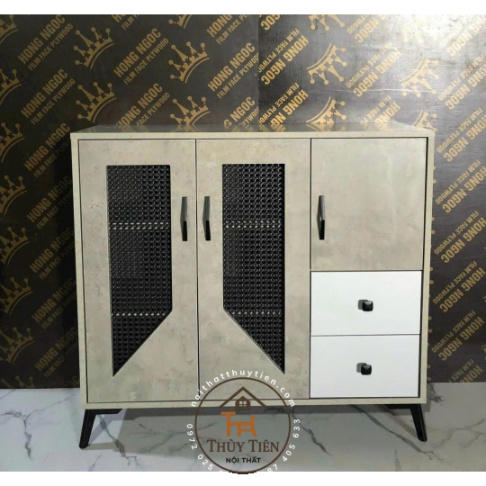Mẫu tủ giày dép MDF