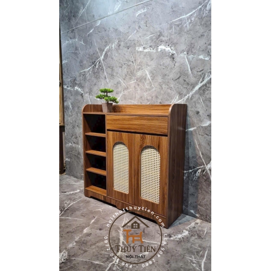 Mẫu tủ giày dép MDF