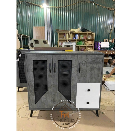 Mẫu tủ giày dép MDF