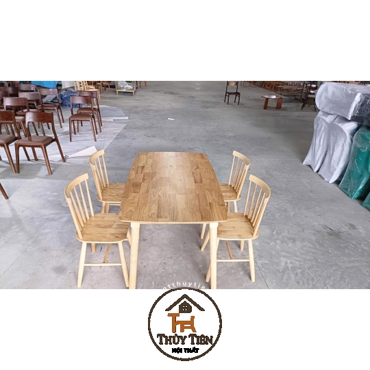 BỘ BÀN ĂN CAO SU 7 NAN - BA7N 006