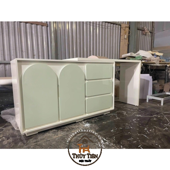 Xưởng e vẫn nhận làm các mẫu bàn trang điểm , bàn làm việc , tủ kệ decol theo yêu cầu nhé  Thích màu nào thợ e sơn màu đó