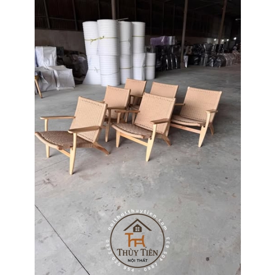 GHẾ SOFA ĐAN DÂY CÓ TAY