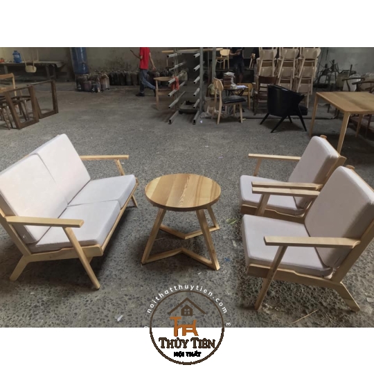Ghế sofa Plank gỗ ash