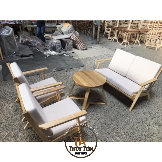 Ghế sofa Plank gỗ ash