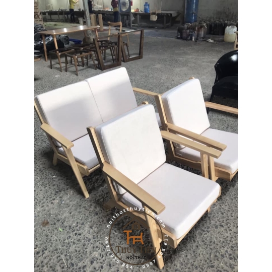 Ghế sofa Plank gỗ ash