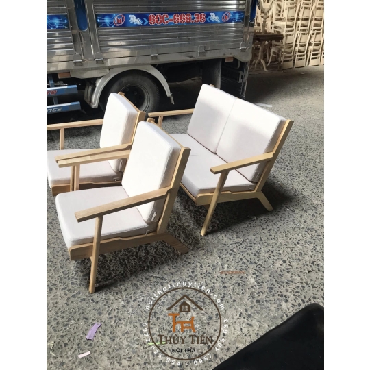 Ghế sofa Plank gỗ ash
