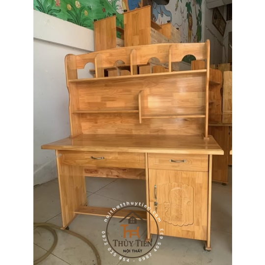 Bàn học sinh gỗ thông nhiều kích thước