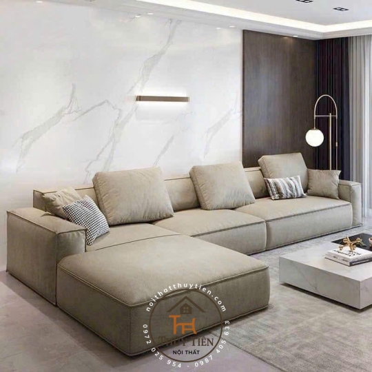 Lên mẫu sofa cho khách tham khảo 