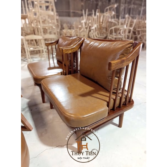 BỘ SOFA FLY BỌC DA NÂU