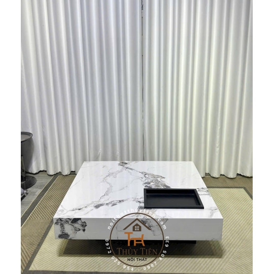Bàn trà mặt đá ceramic hàng nhập khẩu