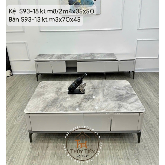 Bàn trà mặt đá ceramic hàng nhập khẩu