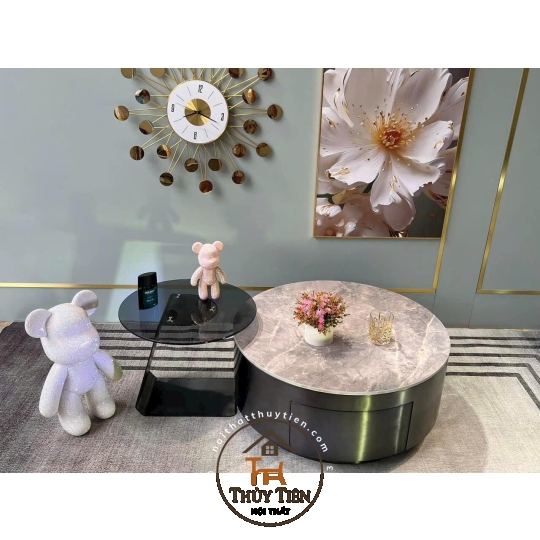 Bàn trà mặt đá ceramic hàng nhập khẩu