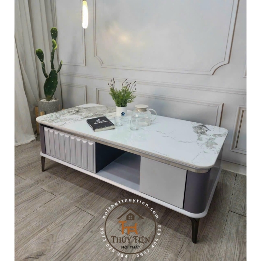 Bàn trà mặt đá ceramic hàng nhập khẩu