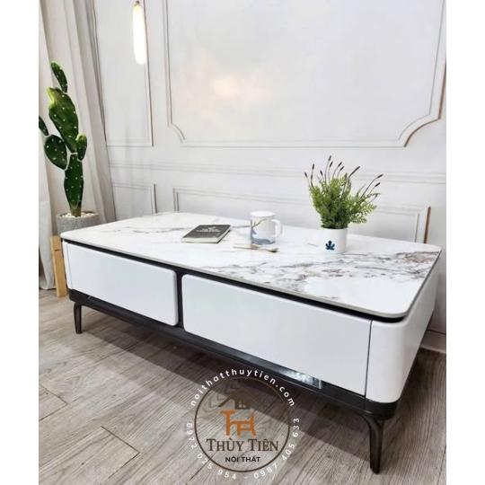 Bàn trà mặt đá ceramic