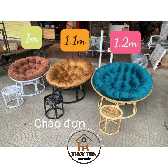 Papasan đôi / đơn kèm đệm