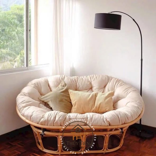 Papasan đôi / đơn kèm đệm