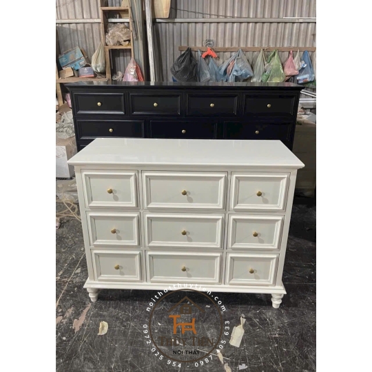 Tủ decor e đặt theo yêu cầu khách