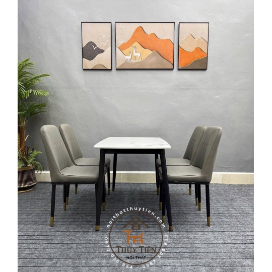 Bộ bàn ghế da chống mèo cào hàng vip 