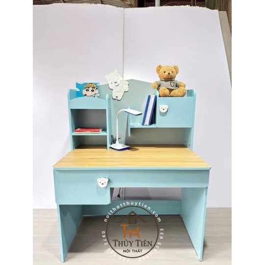 Bàn học sinh mdf lõi xanh e sẵn 4 màu ạ
