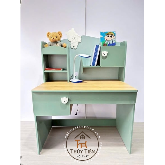 Bàn học sinh mdf lõi xanh e sẵn 4 màu ạ