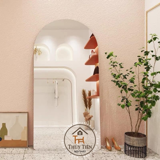 Gương decor toàn thân đèn led ko đèn led nhiều mẫu hàng loại 1 