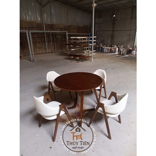 SET BÀN CHÂN V KẾT HỢP GHẾ CHỮ A