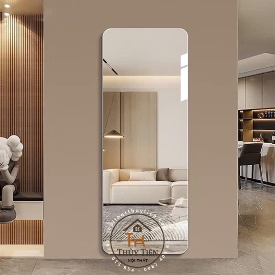 Gương decor toàn thân đèn led ko đèn led nhiều mẫu hàng loại 1 
