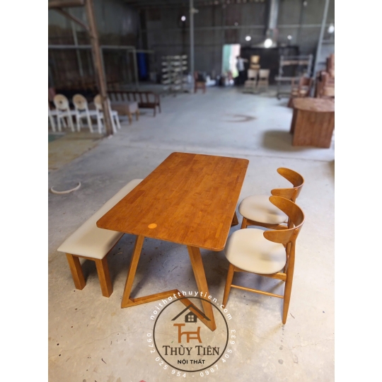 BỘ BÀN ĂN CHÂN V- BBACV 008
