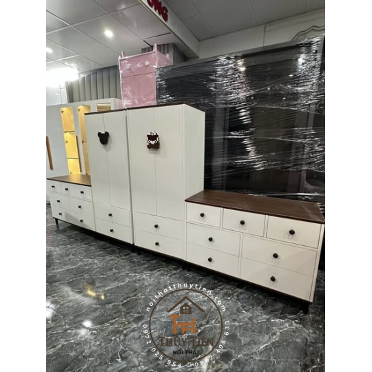 Tủ em bé gỗ công nghiệp mdf lõi xanh chống ẩm