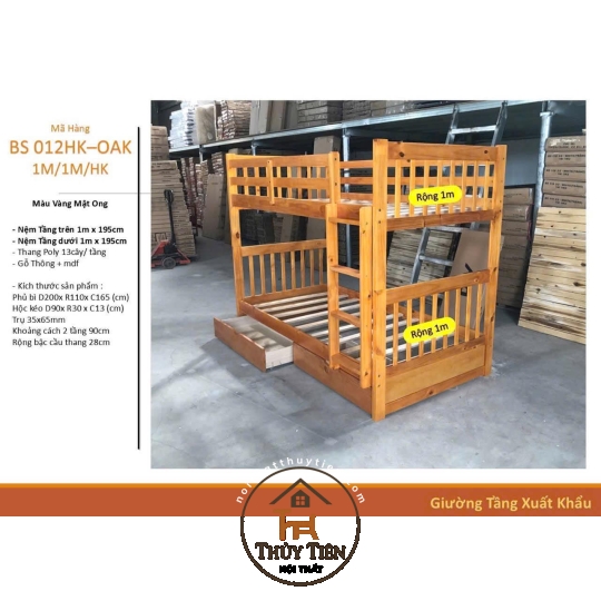 Mẫu giường tầng trẻ em mới nhất