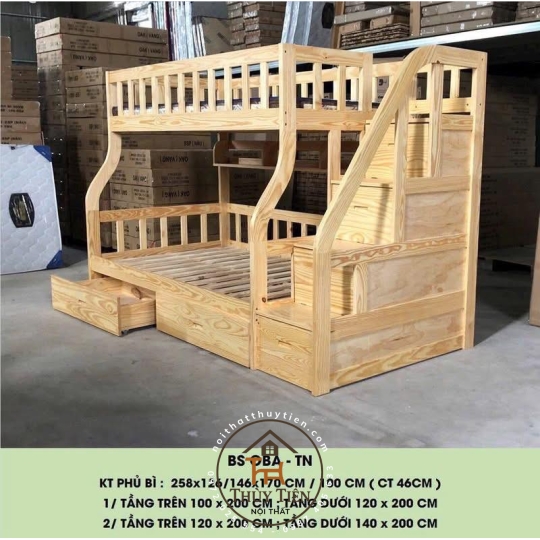 Mẫu giường tầng trẻ em mới nhất