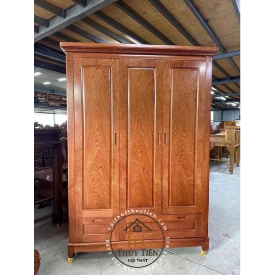 Tủ quần áo gỗ hương đá 