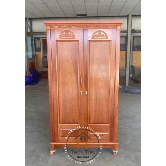 Mẫu tủ quần áo xoan đào