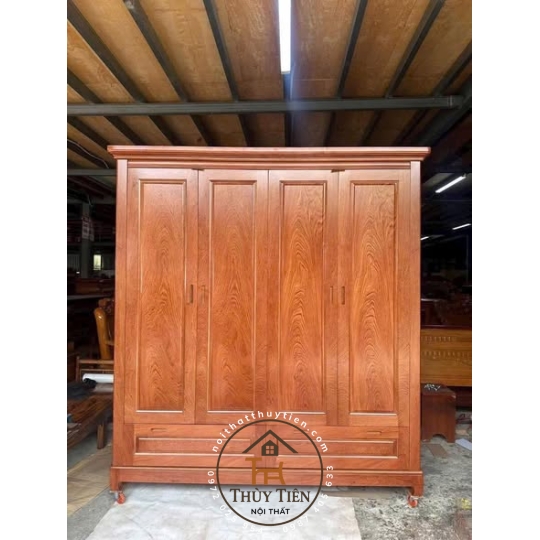 Tủ quần áo gỗ hương đá 