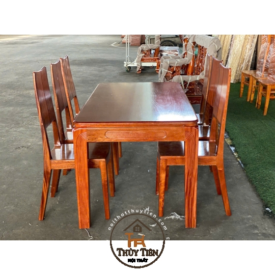 Bàn ăn chân soi xoan đào 